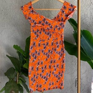 Topshop floral mini dress